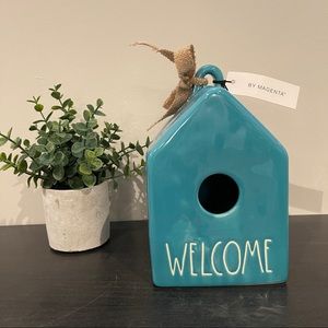 RAE DUNN DUNN WELCOME birdhouse